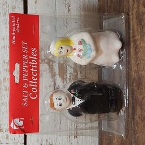 Gemco Bride & Groom Salt & Pepper Shakers